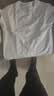 京东京造10A抗菌男士t恤短袖男女同款衣服男装春夏新款圆领打底衫内搭白L 实拍图