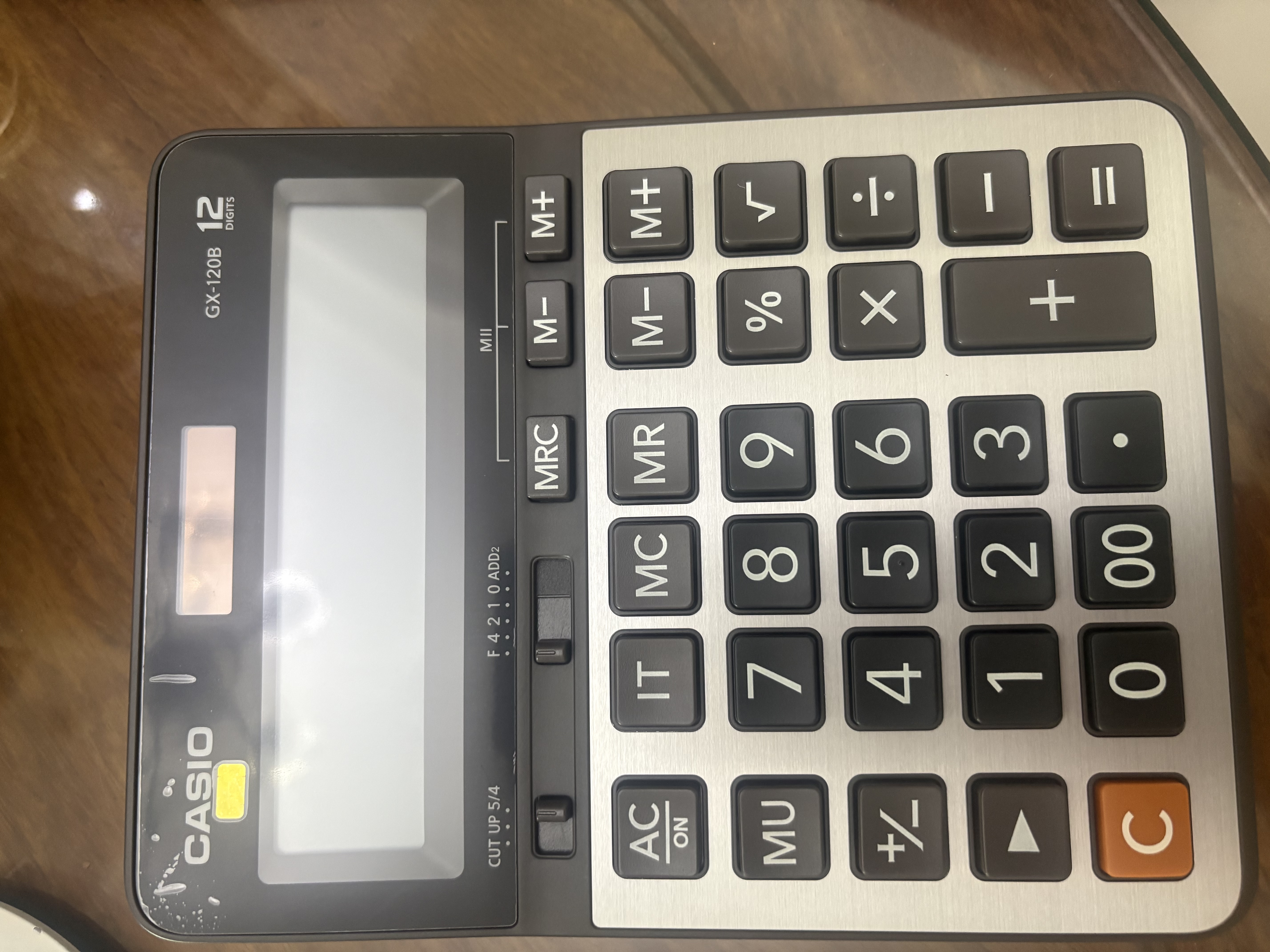 卡西欧（CASIO）热门商品GX-120B商务计算器 超大型机 办公用品 灰色 实拍图