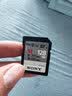 索尼（SONY）128GB SD存储卡 SF-M128/T2 M系列 相机摄像机内存卡 U3 C10 V60 UHS-II读速高达277MB/s 实拍图