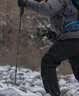 曼戈途户外登山杖铝合金防身伸缩儿童成人拐杖轻便减震徒步爬山装备手杖 【标准版-内锁式】黑色直柄-内置避震1根 6061轻量航空铝合金/成人儿童通用/伸缩调节 实拍图