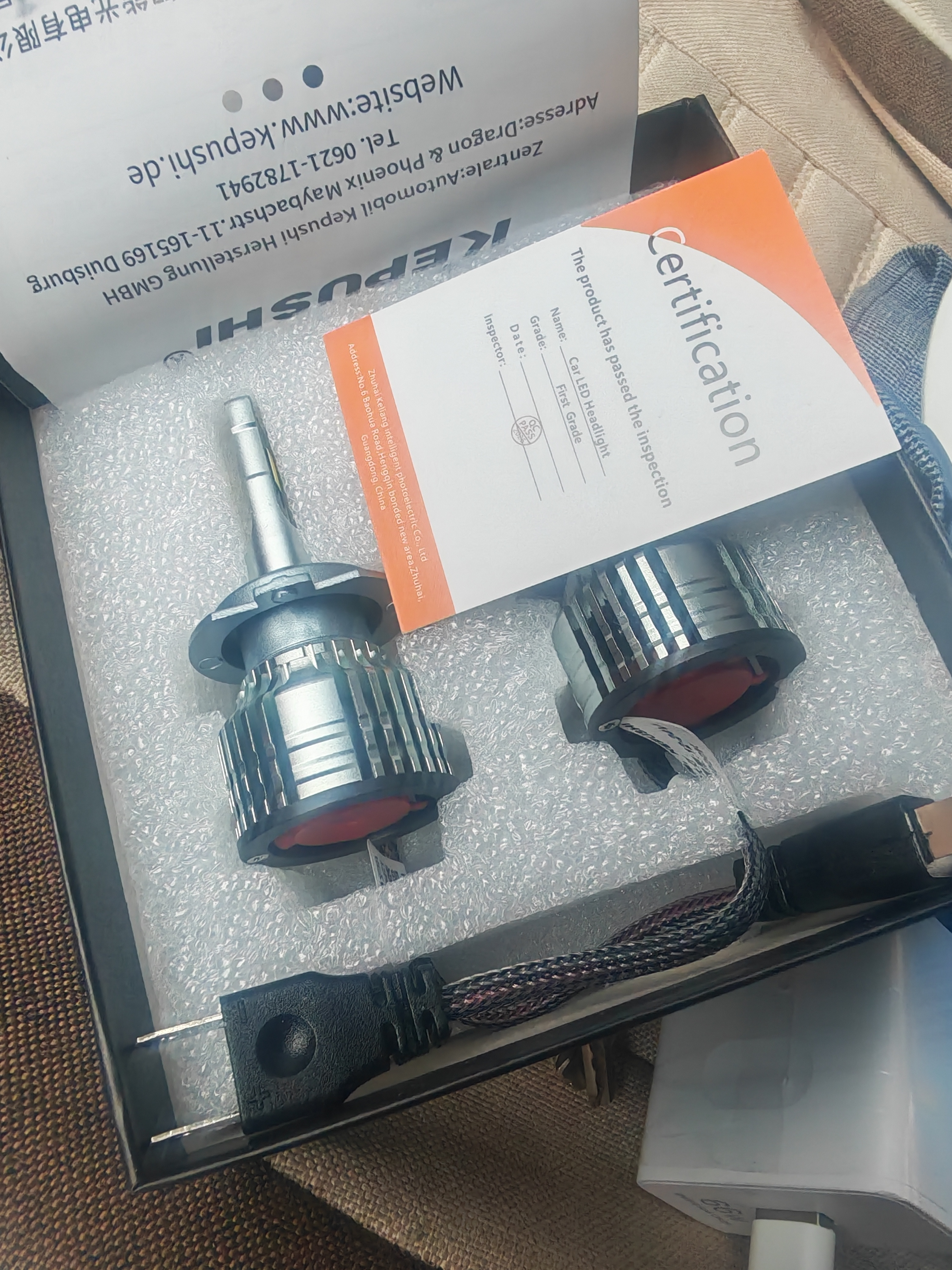 科浦仕（KEPUSHI）适用h7led汽车大灯泡远近一体激光LED车灯泡超亮远近光灯泡 实拍图