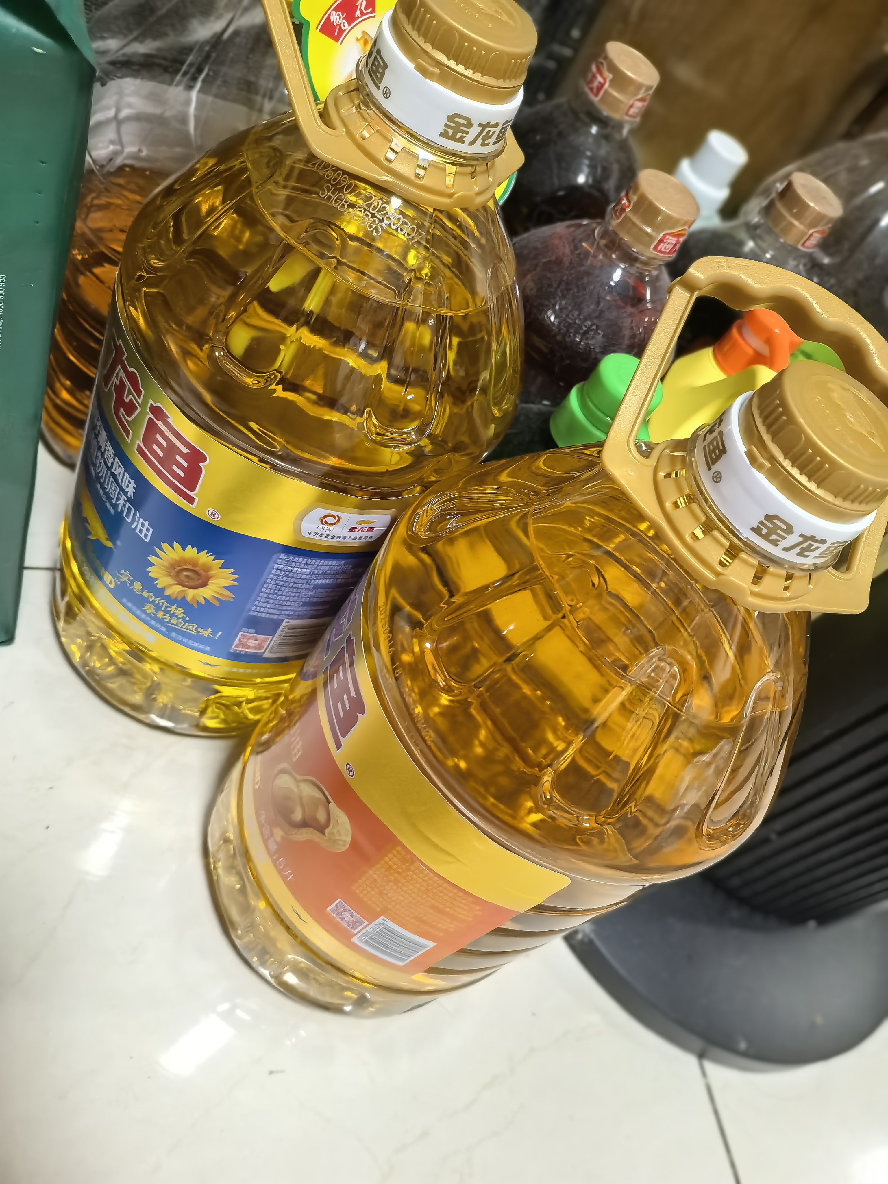 金龙鱼 食用油 葵花籽清香型调和油5L （新老包装随机发货） 实拍图