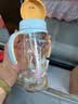 贝亲（Pigeon）防胀气 自然成长翻盖直饮吸管 大童奶瓶330ml 马戏团 18月+ AA279 实拍图