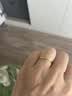 周大福素圈戒指足金黄金戒指女12号约1.75g EOF1生日礼物 实拍图
