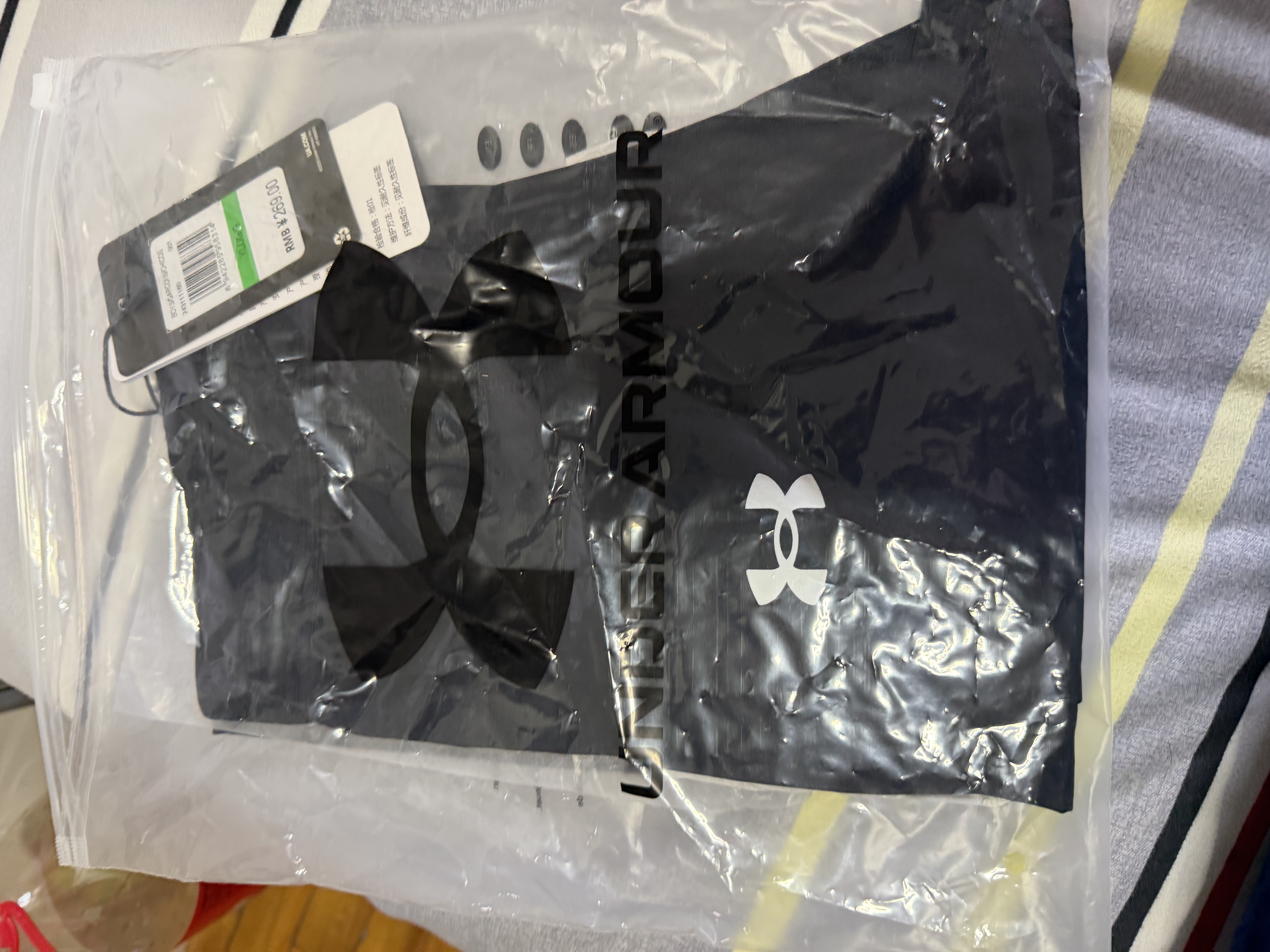 安德玛（Under Armour）男童运动裤春夏季男大童亲肤透气冰感高弹力紧身训练裤 实拍图