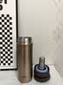 膳魔师（THERMOS）保温杯男女不锈钢商务办公带滤网泡茶水杯子TCMK-500/350团购定制 TCMK-500 咖啡色 470ml 实拍图