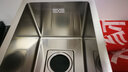 阿萨斯（ASRAS）2643B 不锈钢手工水槽 单槽套餐 厨房台下洗菜盆 不含龙头 A(26*43cm) 实拍图