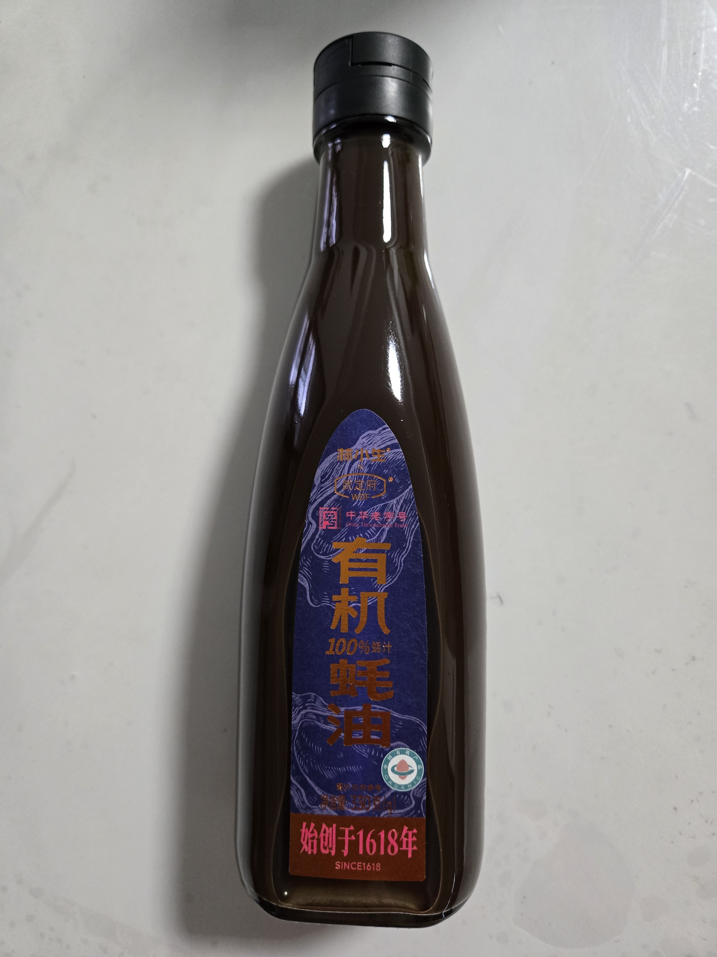 林小生有机高蛋白100%蚝汁蚝油330g【0添加防腐】上等提鲜点蘸人间百味 实拍图
