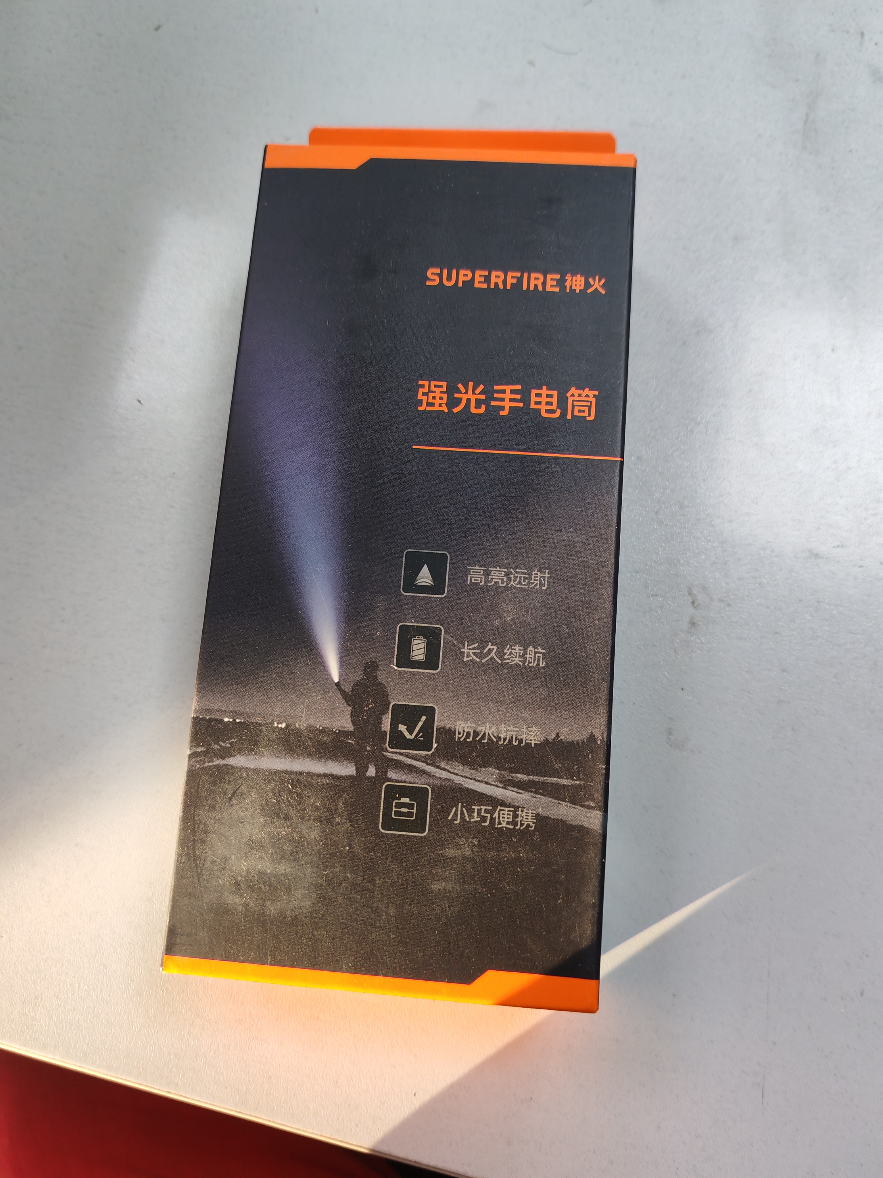 神火（SupFire）AJ01变焦手电筒强光超亮长续航军小型便携家专用穿天炮应急照明灯 实拍图