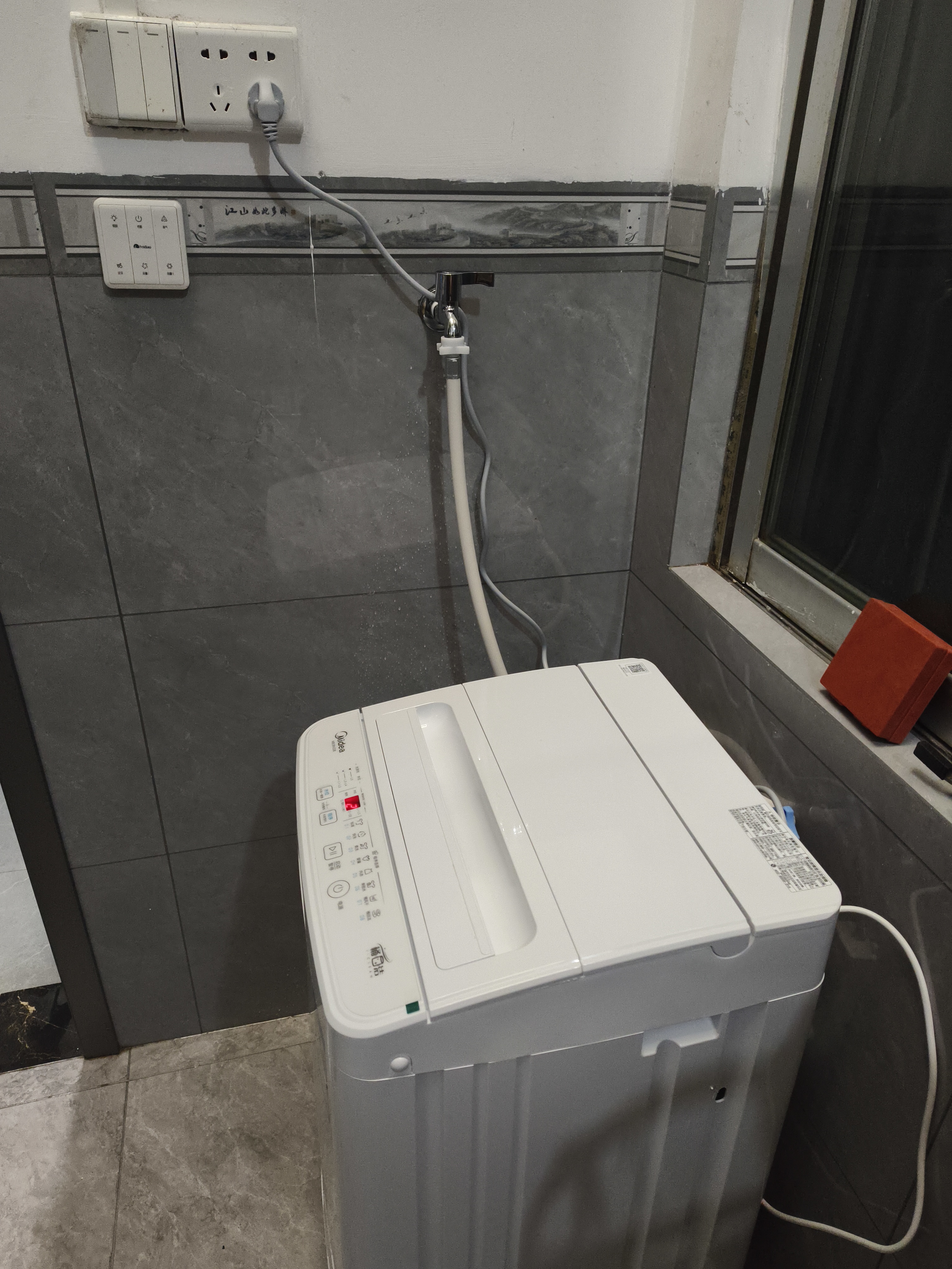 美的（Midea）新品 迷你波轮洗衣机全自动MB38V22E  内衣洗衣机小型婴儿 懒人 深层除菌螨 以旧换新  国家补贴 实拍图