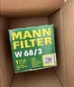 曼牌滤清器（MANNFILTER）机油滤清器机油滤芯W68/3卡罗拉雷凌RAV4荣放花冠威驰致炫凯美瑞 实拍图