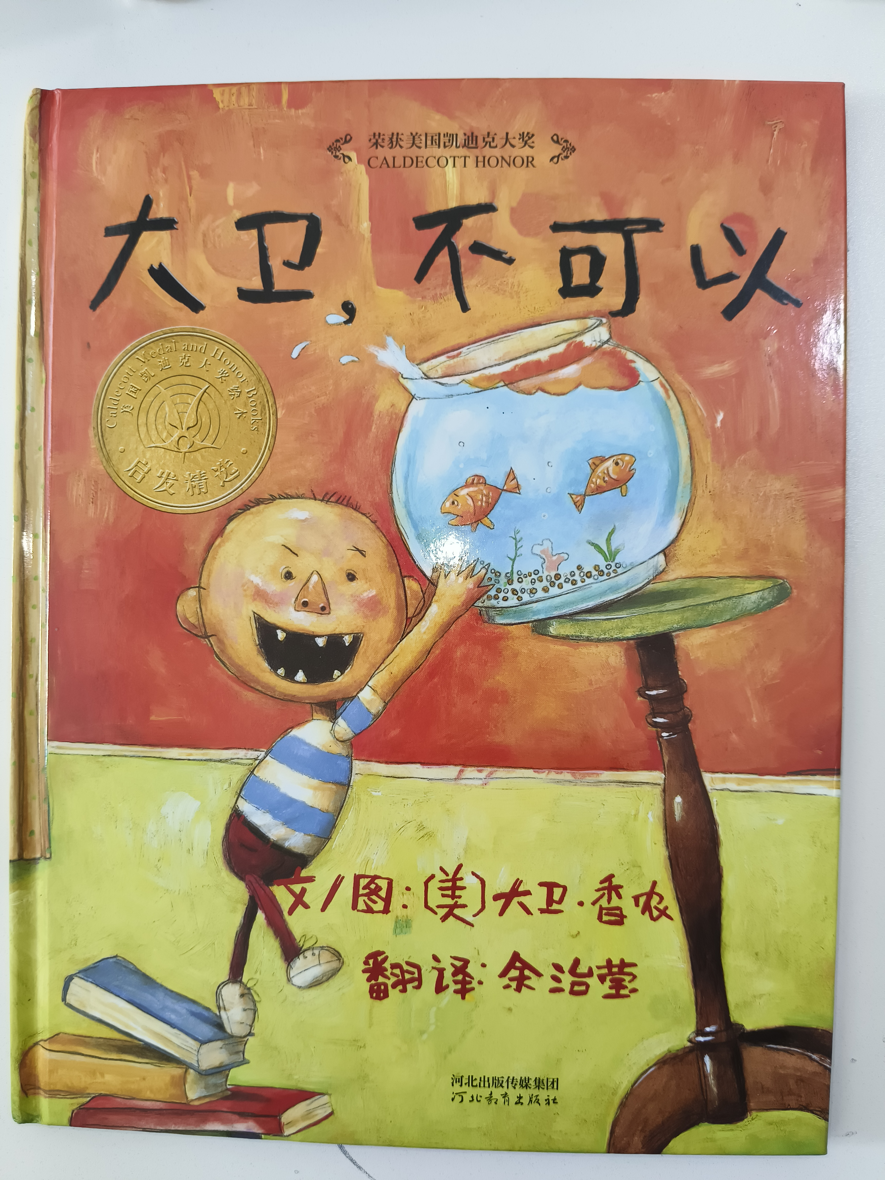 大卫，不可以！  爱才是真理 绘本大师大卫·香农 凯迪克大奖作品 0-3岁早教绘本书单（启发出品六一儿童节礼物女孩男孩  实拍图