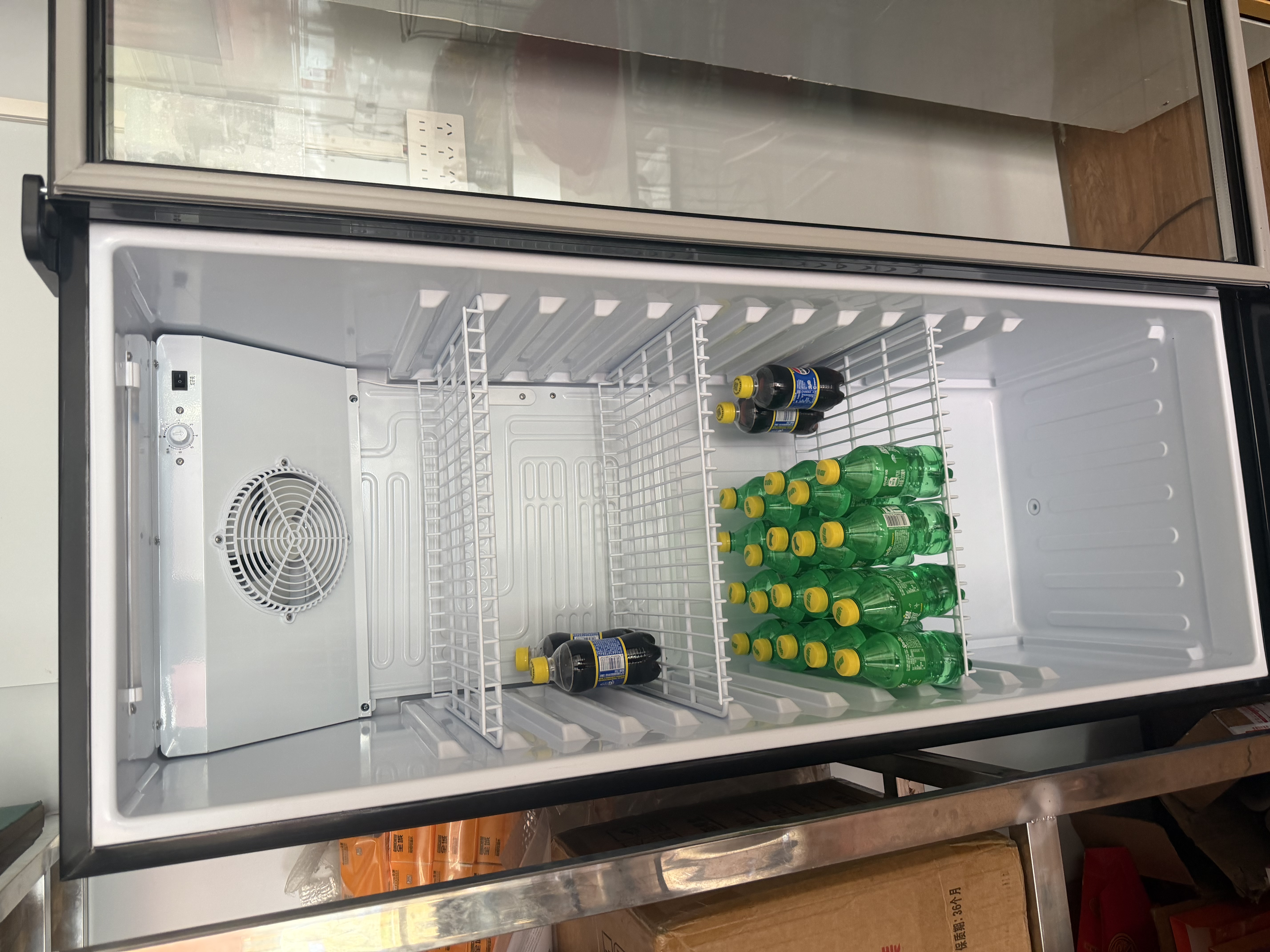 星星展示柜冷藏保鲜柜冷藏柜立式冰柜商用酒柜饮料冷柜风冷除霜单门便利店留样柜LSC-235H 实拍图