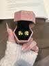 中国黄金（CHINA GOLD）18K金耳钉女士轻奢百搭幸运四叶草耳饰情人节生日礼物送女友老婆 18K四叶草耳环 约0.2g 实拍图