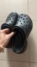 卡骆驰（CROCS）白鹿同款云朵洞洞鞋|206750 黑色-001 37/38(240mm) 实拍图