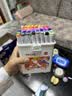 得力（deli）64色圆杆丙烯马克笔儿童学生桶装水彩笔生日礼物防水手绘咕卡荧光记号笔涂鸦HM353美育 实拍图