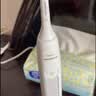 飞利浦（PHILIPS）声波电动牙刷钻石3系 5倍洁齿5种模式 洁净亮白2刷头 送男士/女友 HX5181/01白 实拍图