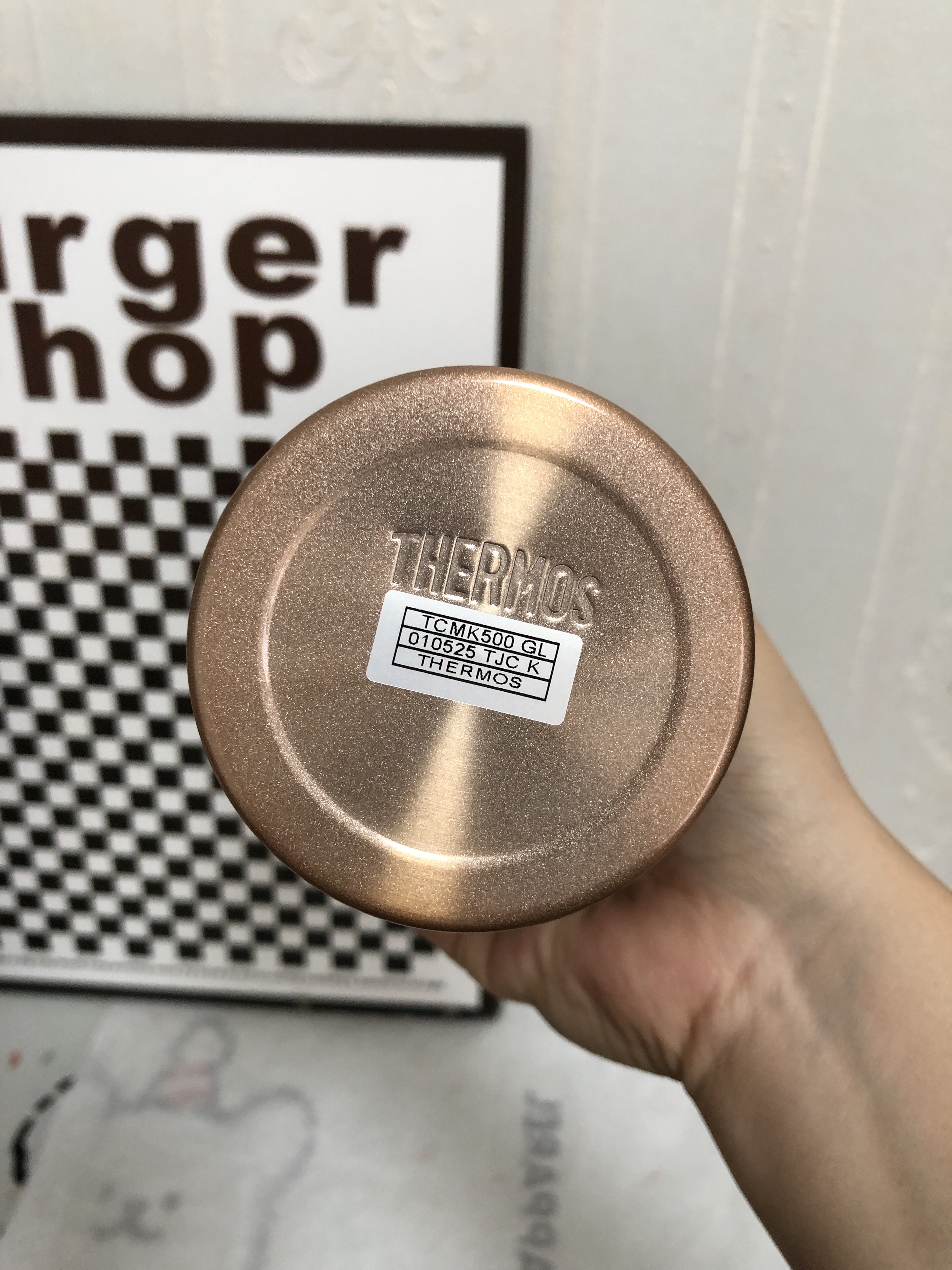 膳魔师（THERMOS）保温杯男女不锈钢商务办公带滤网泡茶水杯子TCMK-500/350团购定制 TCMK-500 咖啡色 470ml 实拍图
