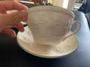 Wedgwood欢愉假日咖啡杯碟陶瓷茶杯碟高颜值杯碟情侣杯 欢愉假日2杯2碟（粉+蓝） 实拍图