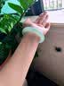 小星娜“来自星星的你”玉手镯女缅甸翡翠冰种真玉镯子正品送女友(处理) 