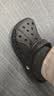 CROCS卡骆驰贝雅洞洞鞋轻便百搭男鞋一脚蹬洞洞鞋女拖鞋休闲鞋|10126 黑色-001(含智必星) 37 /38(230mm) 实拍图