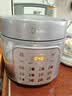 美的（Midea）0涂层电压力锅5L电饭煲抗菌有钛青瓷 营养蒸智能预约多功能一体高压电锅MY-E5811G家用4-6人开盖煮 实拍图