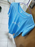 尚涛短袖t恤女夏季女装新款韩版宽松显瘦休闲体恤女上衣打底衫 蓝色（图案随机发） L 建议100-110斤 实拍图