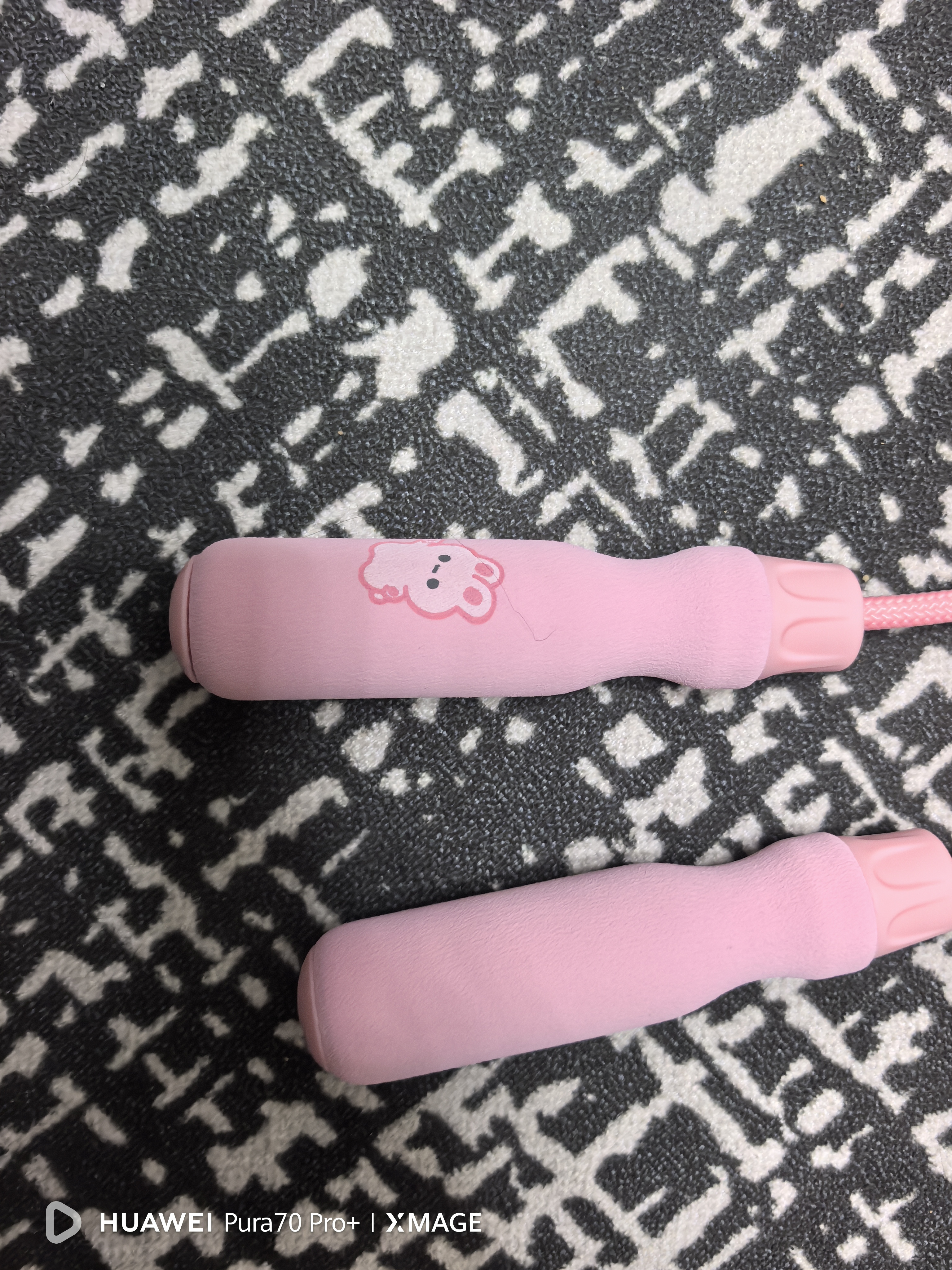 Keep儿童跳绳棉绳3-6岁幼儿园专用小学生考试6-12岁不打结 桃桃粉 实拍图