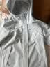 迪卡侬（DECATHLON）户外硬壳冲锋衣女款春秋登山服防风防水夹克风衣运动外套MH150 云纱蓝 S 实拍图