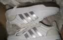 adidas ENTRAP美式校园风运动鞋少年感复古篮球风板鞋阿迪达斯   白色/金属暗银   39 实拍图