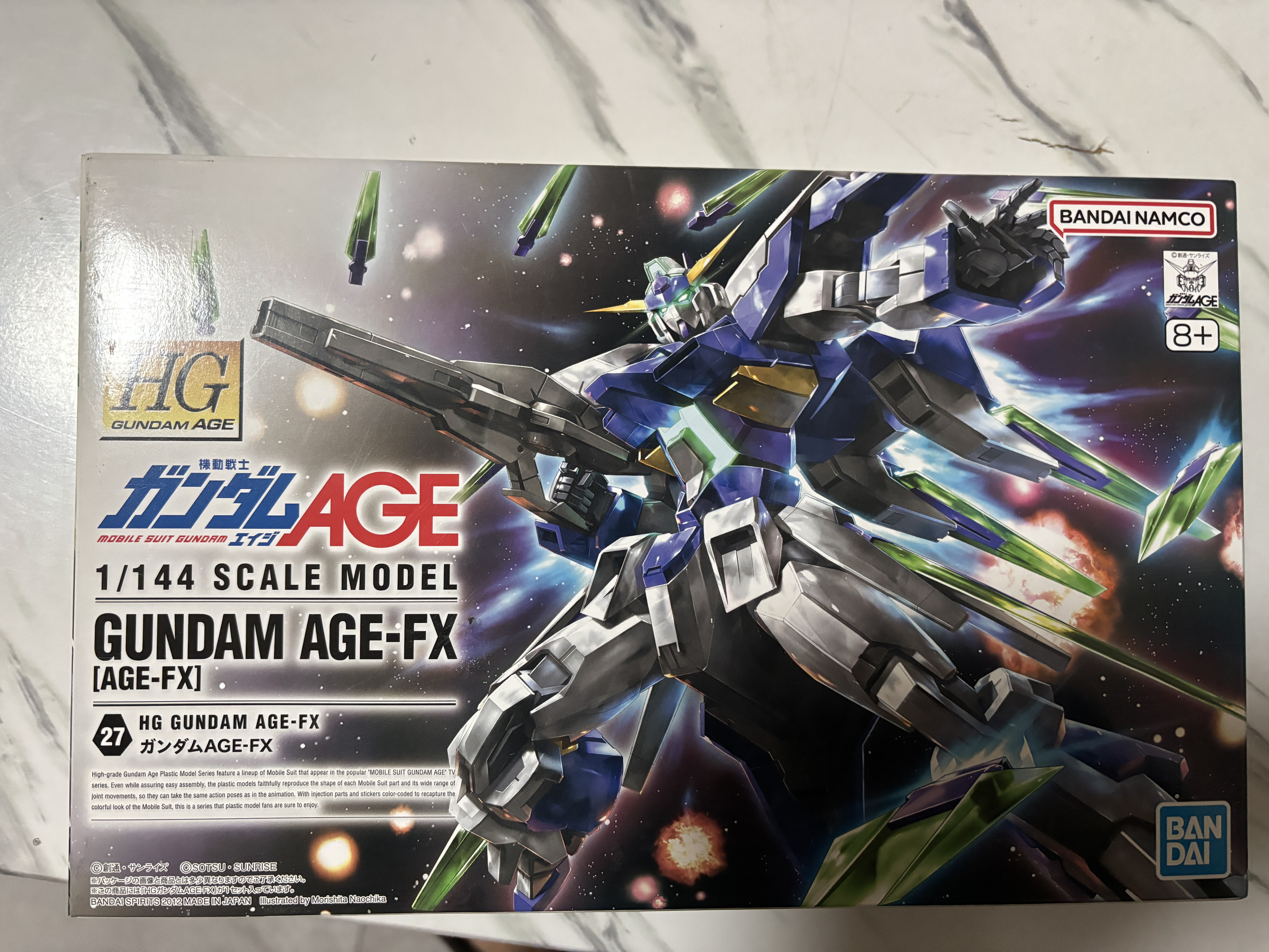 万代（BANDAI）HG AGE 27 高达AGE-FX 最终形态 拼装模型 实拍图