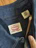 Levi's李维斯女士美式复古简约通勤经典翻领宽松蓝色牛仔衬衫 深蓝色第二批 M 实拍图