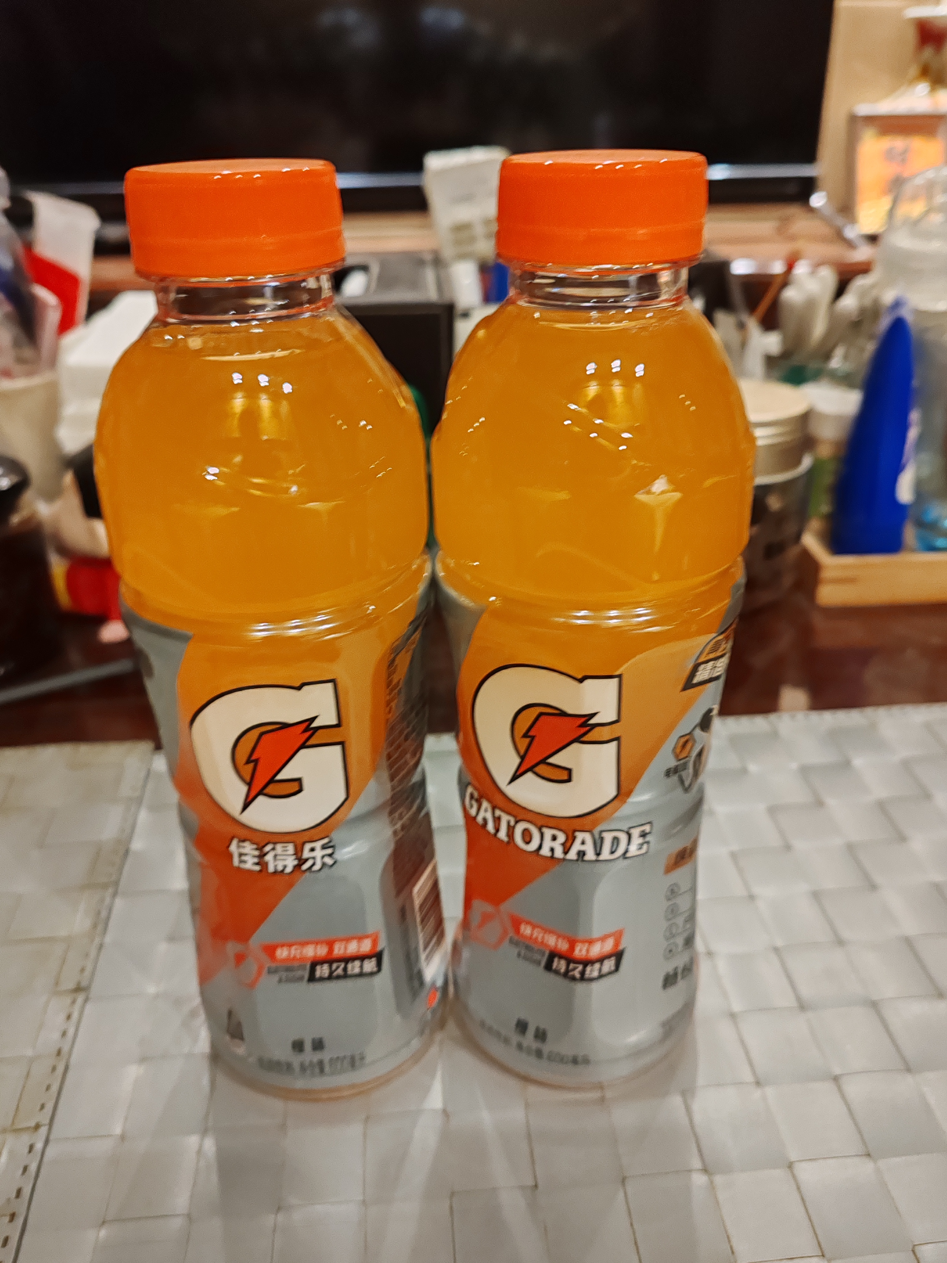 百事可乐佳得乐 GATORADE  橙味 运动饮料600ml*15 补充电解质 整箱装 实拍图
