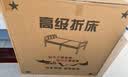 折叠床家用单人床成人午休午睡小床加固硬板床简易小户型铁床 90cm宽白色（经济款+加厚框架） 实拍图
