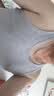 雅鹿【100%纯棉】3件男士背心男全棉透气四季宽松大码运动跨栏打底衫 实拍图