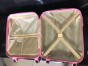 途成儿童拉杆箱女儿童旅行箱男卡通行李箱子18/20英寸学生皮箱 粉色兔兔儿童拉杆箱 18英寸儿童拉杆箱适合3-9岁 实拍图