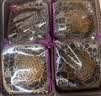 华美月饼礼盒 蛋黄莲蓉月饼中秋月饼花开福到760g（双层铁罐礼盒） 实拍图