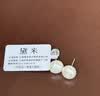 黛米S925银无核馒头圆5-6mm淡水珍珠耳钉生日礼物送女友老婆 实拍图
