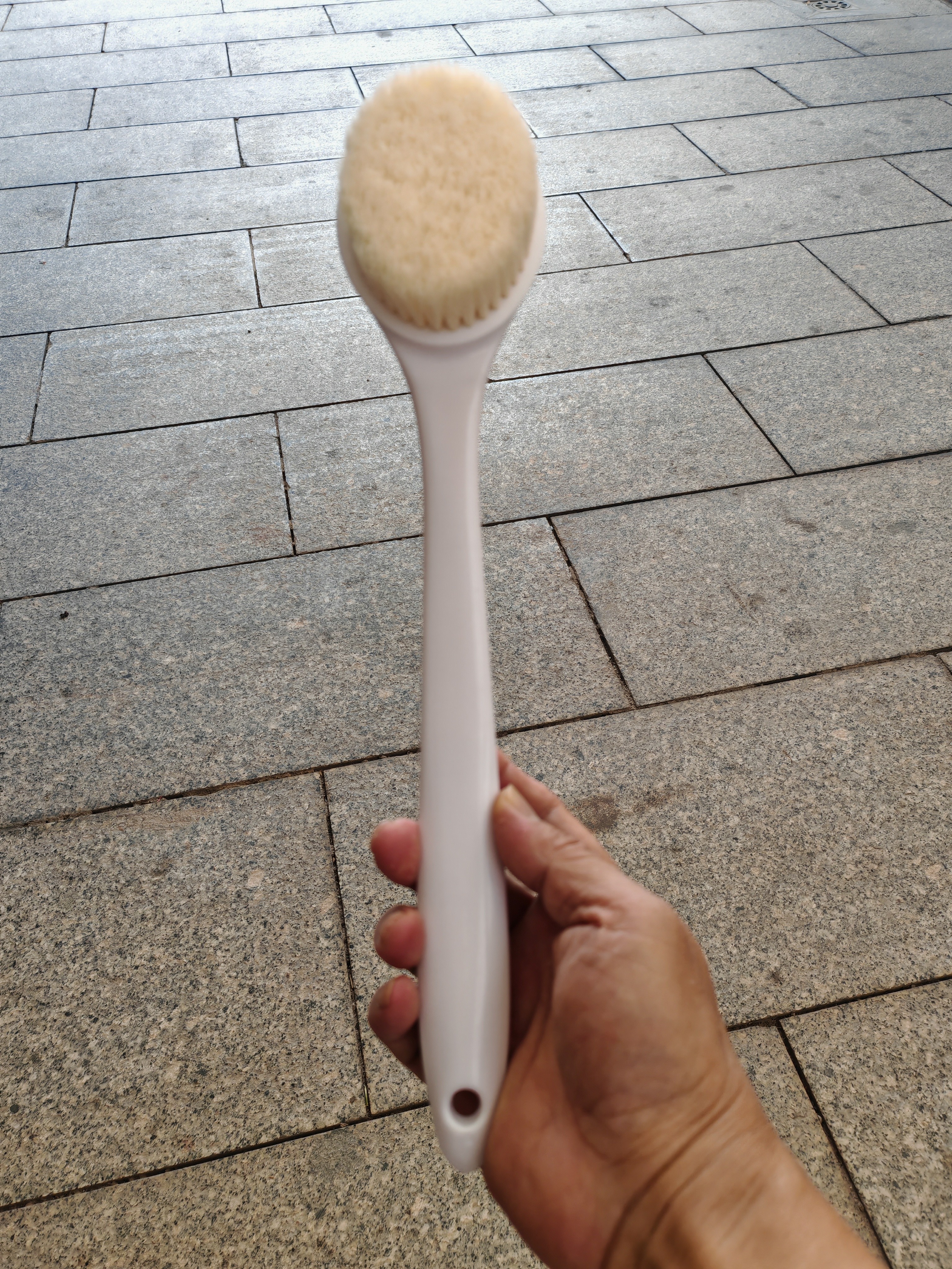 HOUYA洗澡刷 长柄软毛沐浴澡刷 搓背搓澡去角质 男女通用后背刷子 实拍图