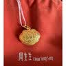 周生生黄金吊坠 足金长命锁宝宝礼物不含项链09300P 计价 3.35克 实拍图