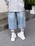 安踏喵喵鞋丨老爹鞋女鞋软底2026秋冬革面猫爪厚底增高潮流运动休闲鞋 草白灰/象牙白/磨砂蓝-3 37.5 实拍图