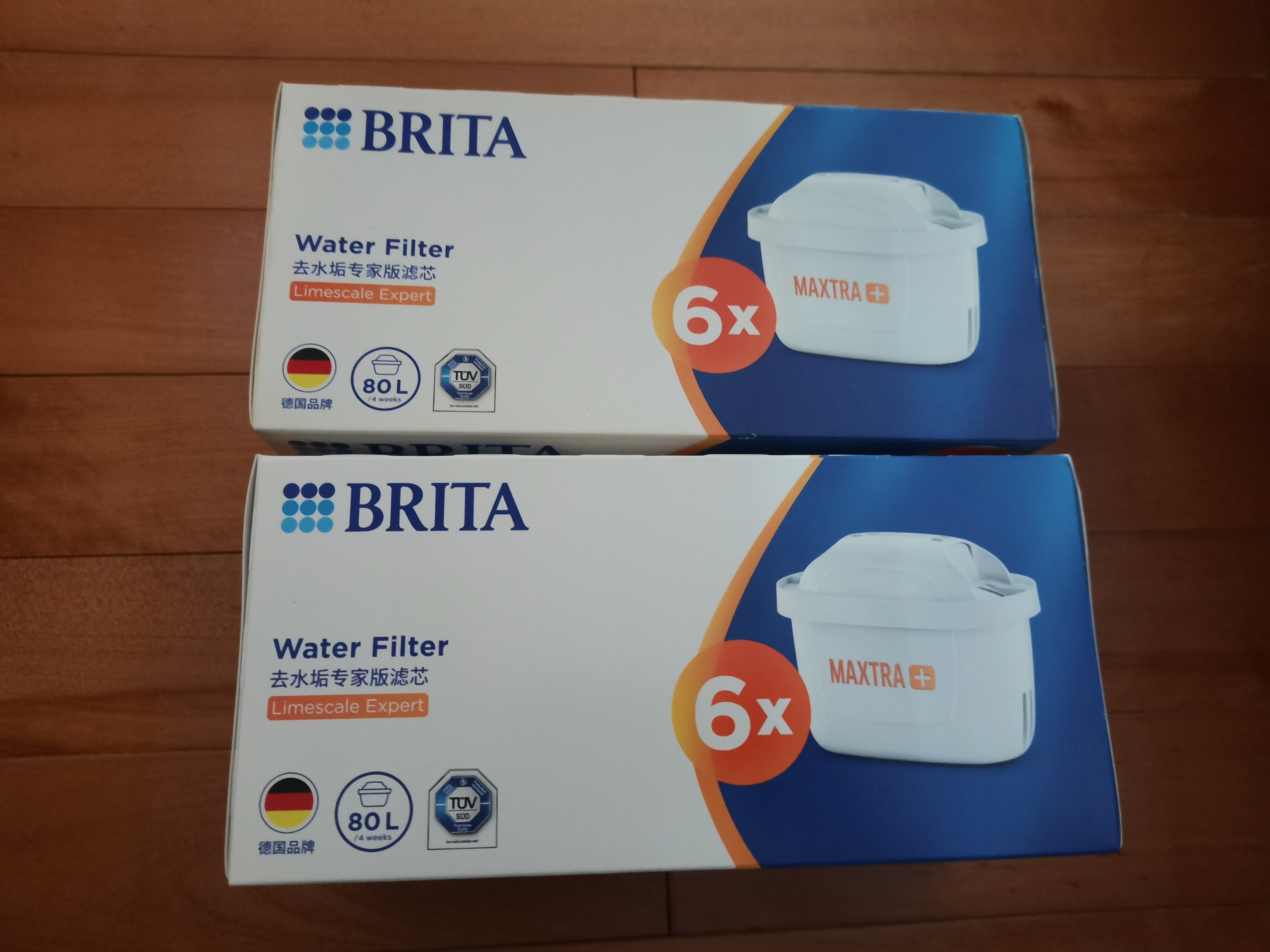 碧然德（BRITA）免安装过滤净水 滤水壶设计师系列 去垢力+50% 专家版滤芯 12枚装 实拍图