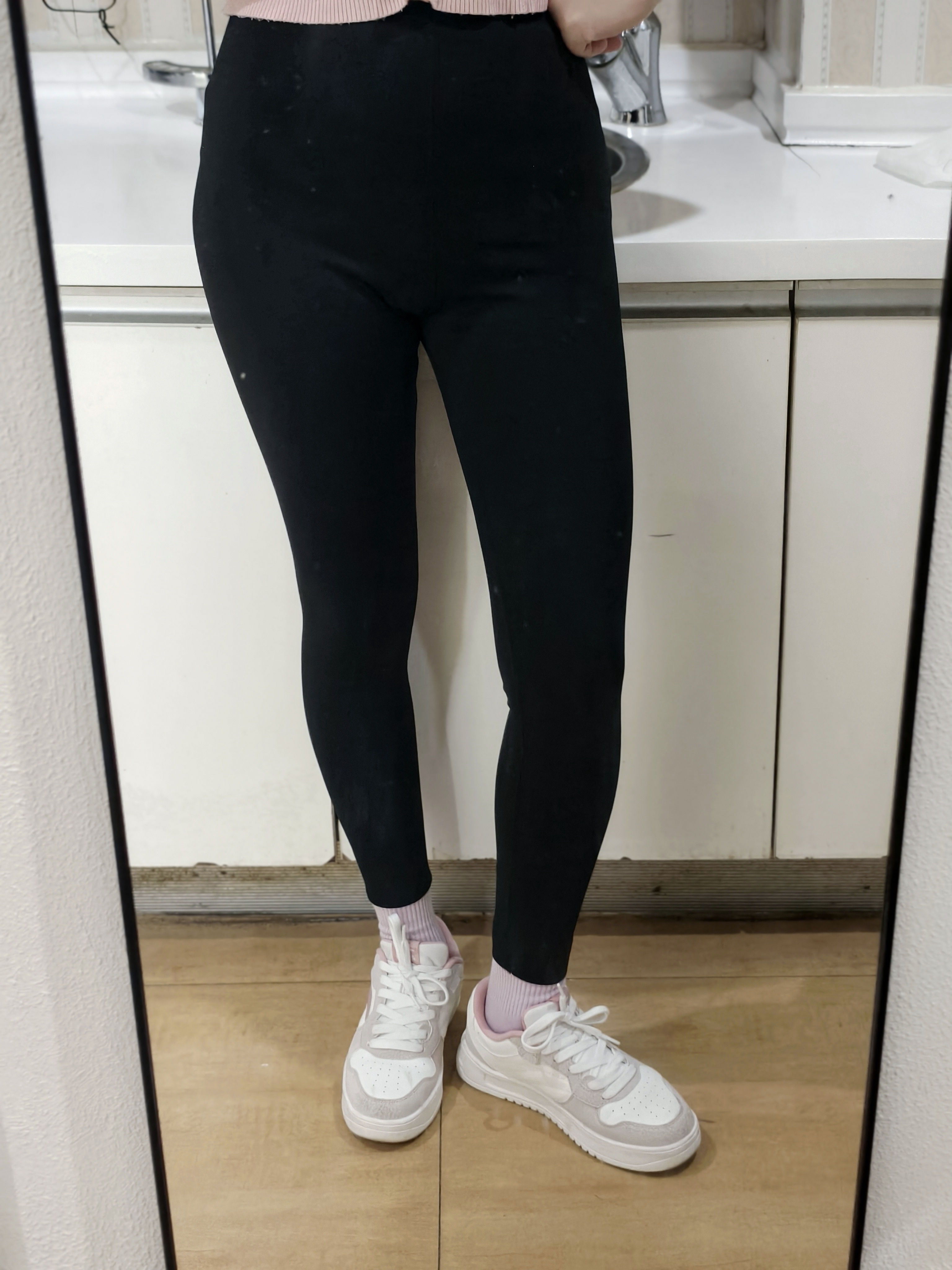 猫人加绒鲨鱼裤女外穿秋冬季加厚保暖紧身瘦腿黑色高腰瑜伽芭比打底裤 实拍图
