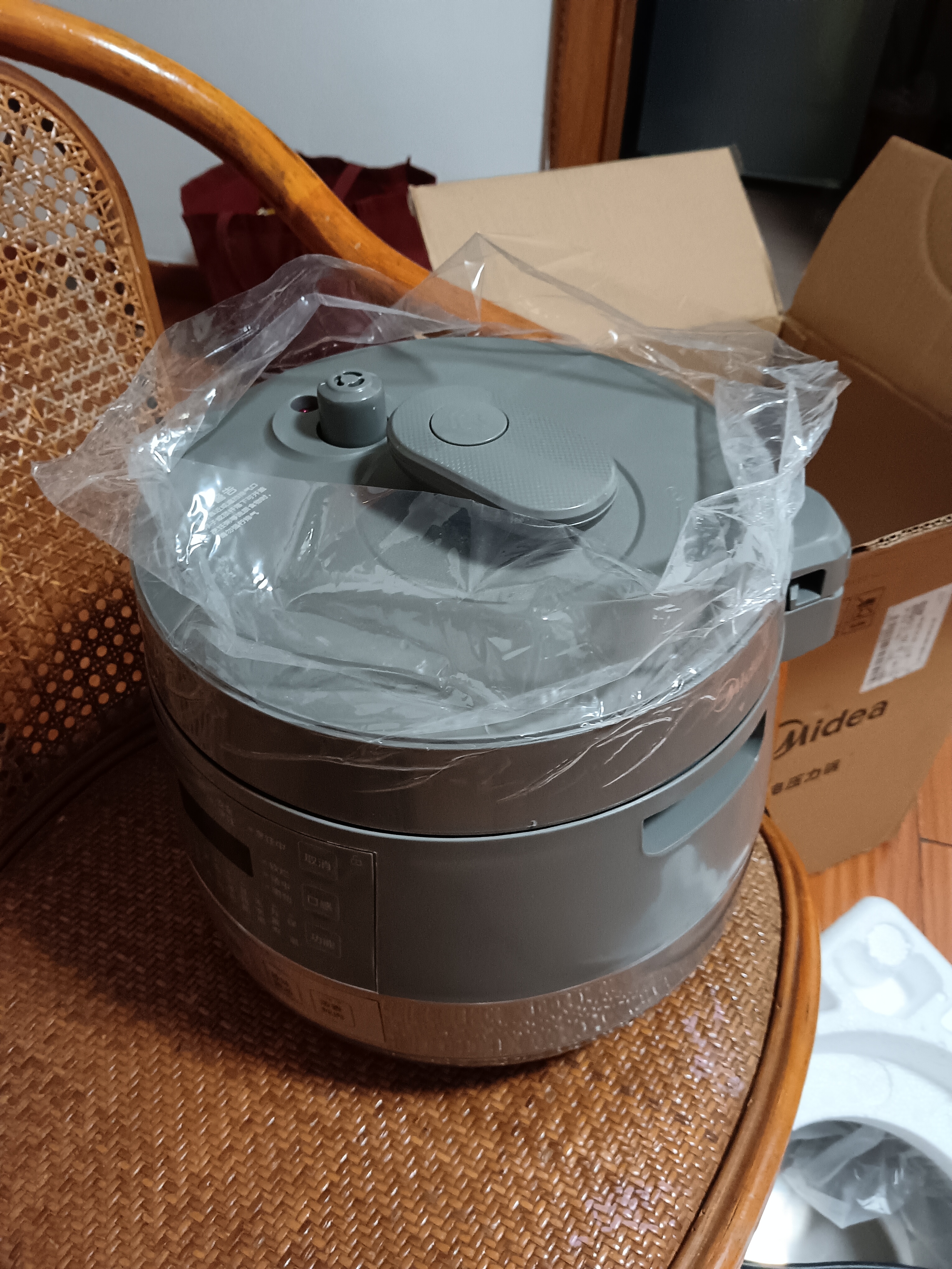 美的（Midea）0涂层电压力锅多功能一体 高压电饭煲 家用电高压锅3-4-5-8人 大容量 304不锈钢内胆 智能预约 2026年新款升级不锈钢内胆MY-C5856G 5L 实拍图