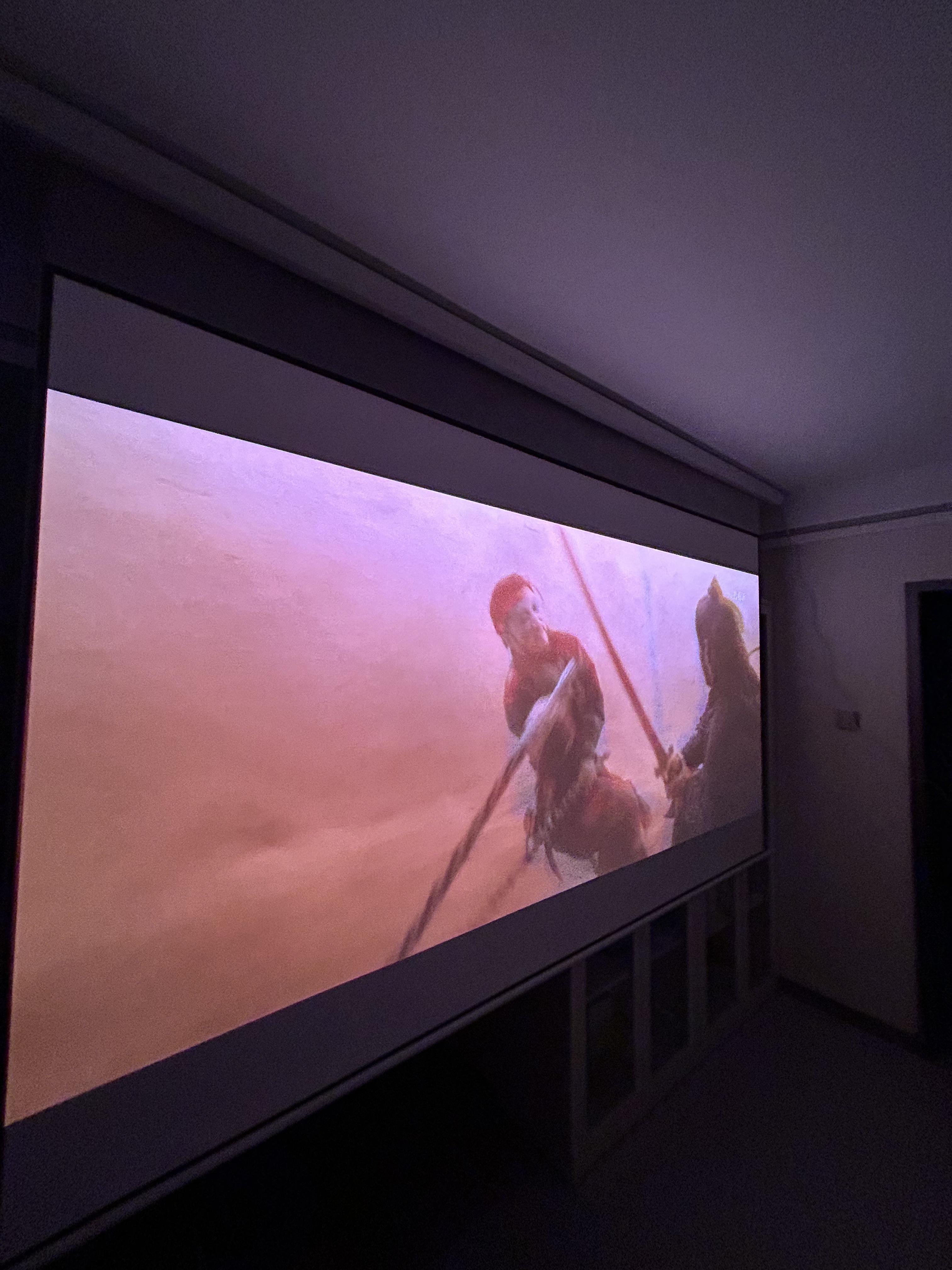 Vidda 映画120吋电动悬浮幕布 专业适配三色激光投影 悬浮巨幕智能联动升降海信C5/C3/M2 Pro系列可用 实拍图