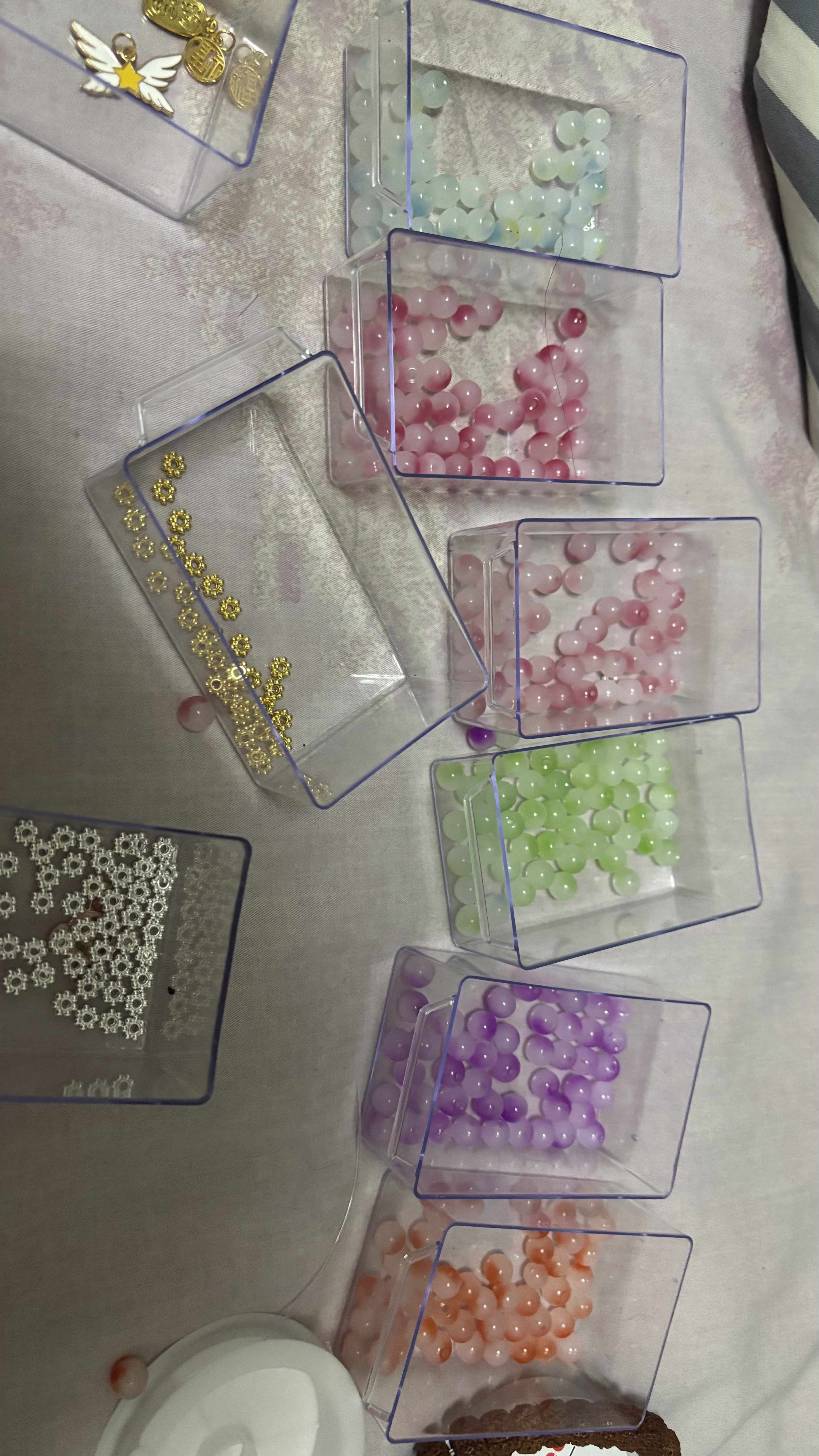 罗璃串珠玩具女孩生日礼物6-10岁diy手工女童5-8手链首饰盒儿童小学生 实拍图