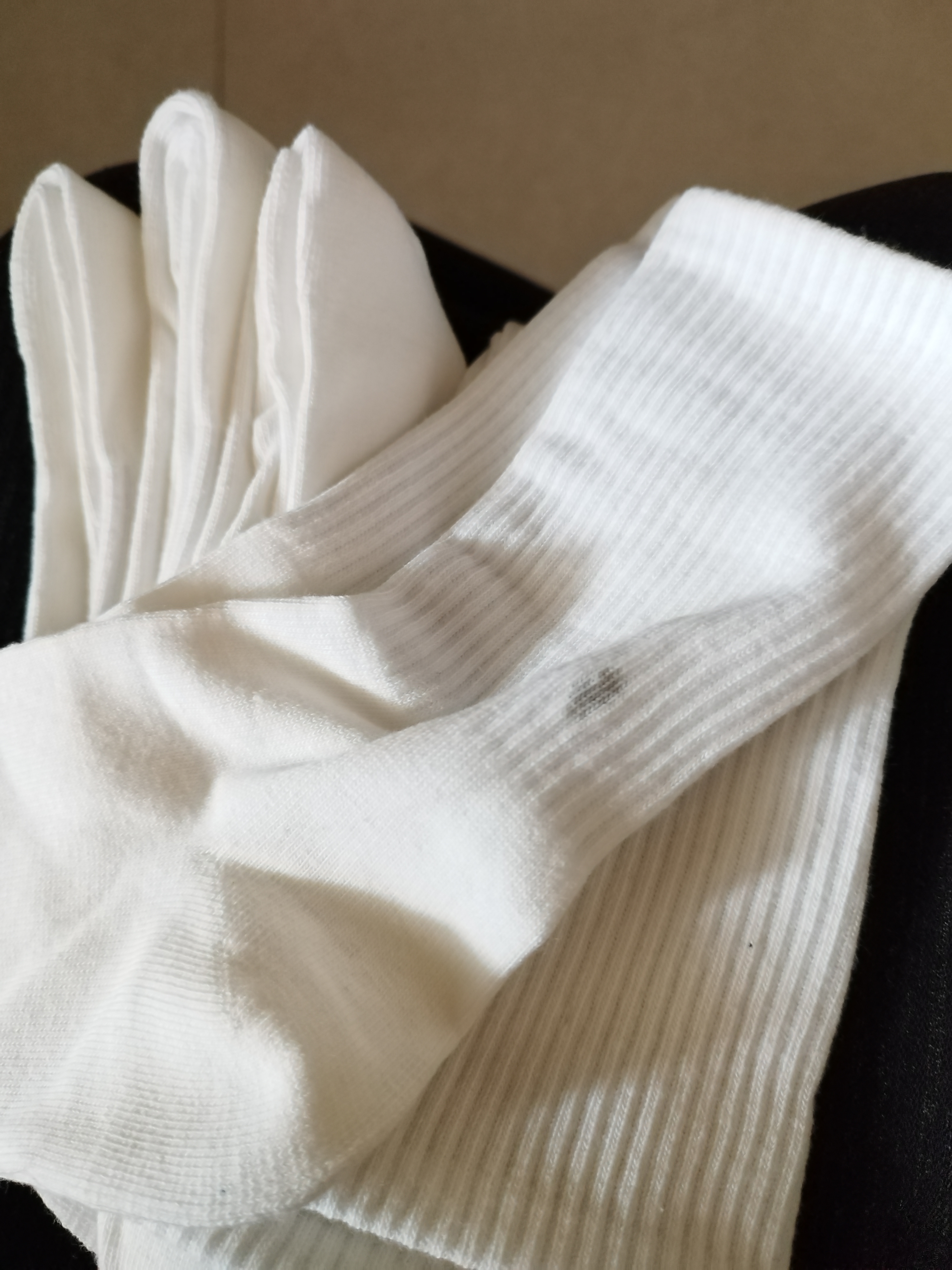 棉满满袜子男士长筒袜秋冬季100%纯棉10A抗菌防臭长袜加长高筒袜5双 实拍图