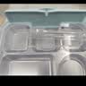 美厨（MAXCOOK）304不锈钢饭盒 加大加深五格学生饭盒2L配餐具汤碗保温袋MCFT8772 实拍图