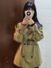 fano studios范洛经典卡其色短款风衣外套女2026春新款双排扣小个子高级感外套 卡其色 XS （第二批） 实拍图