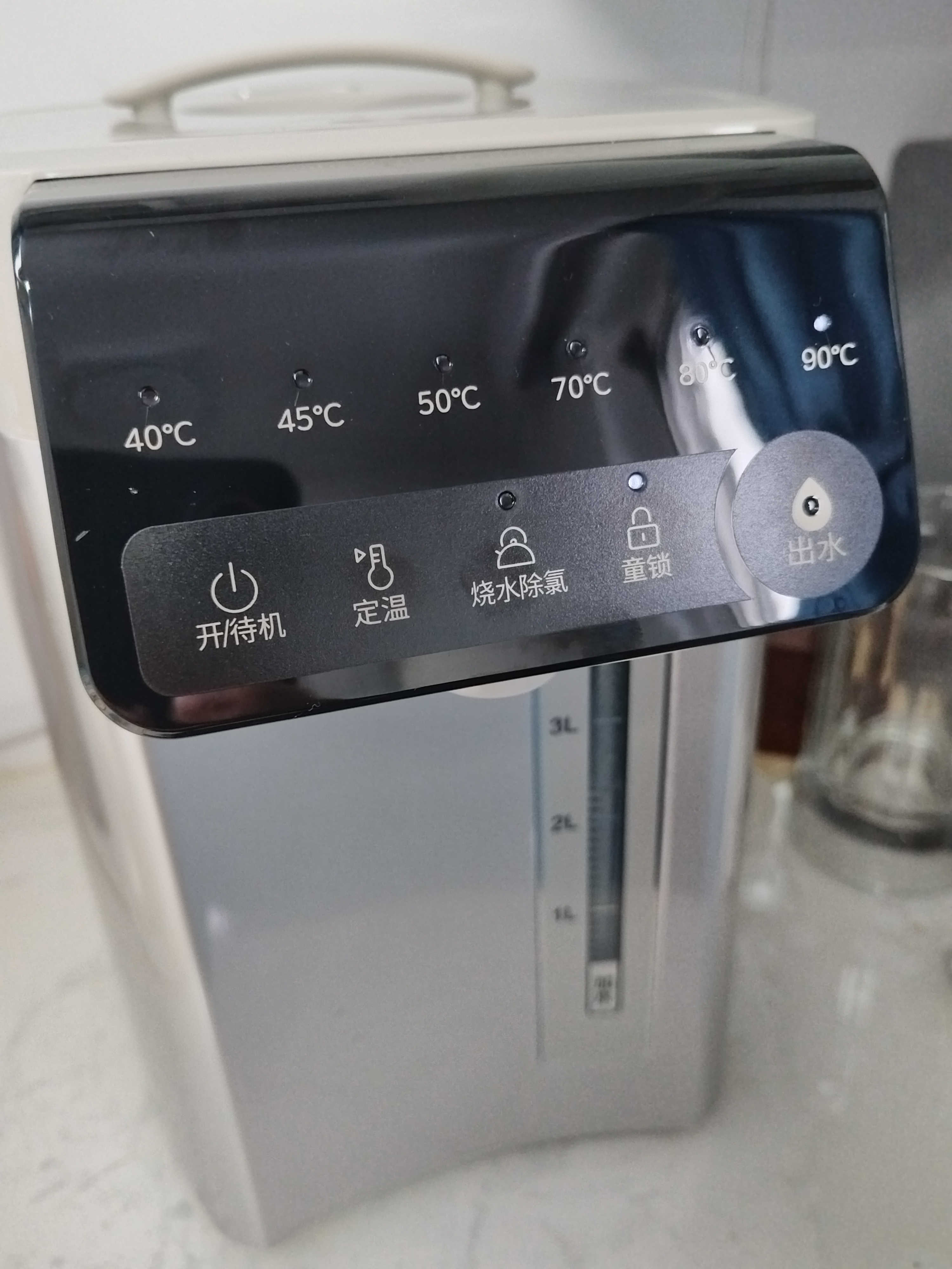 美的（Midea）电热水瓶2026新款净饮水机保温恒温一体控温热水壶304不锈钢内胆5L家用大容量泡奶机MK-SP50D10 实拍图